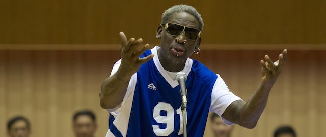 La partita di Dennis Rodman a Pyongyang