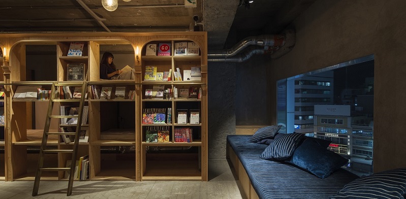 L’albergo tra i libri in Giappone