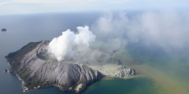 La grande eruzione in Nuova Zelanda
