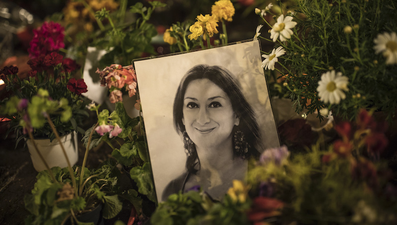 Due dei sospettati per l’omicidio di Daphne Caruana Galizia sono stati condannati a 40 anni di carcere