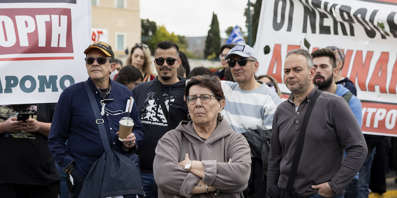 In Grecia ci sono state nuove proteste contro l’incidente ferroviario di Tempi