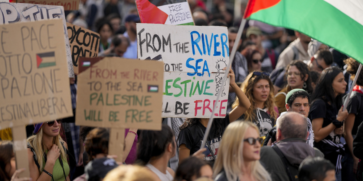 Il controverso slogan «dal fiume al mare, la Palestina sarà libera»