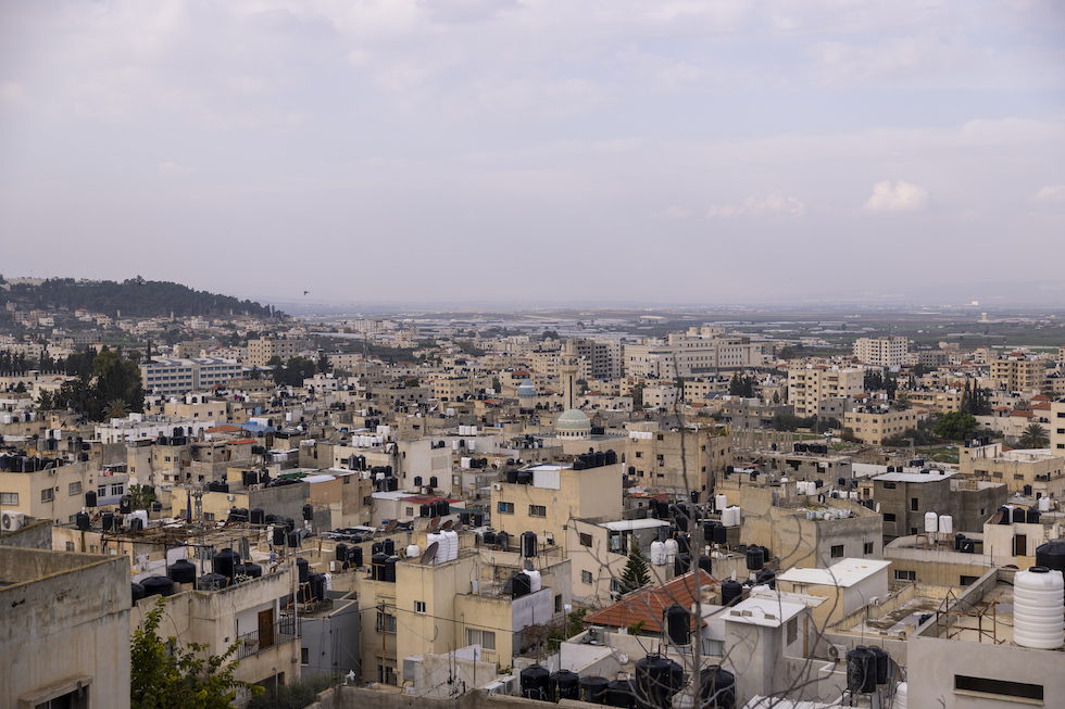 Una foto dall'alto del campo profughi di Jenin, dicembre 2023 