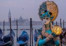 Una partecipante al Carnevale di Venezia