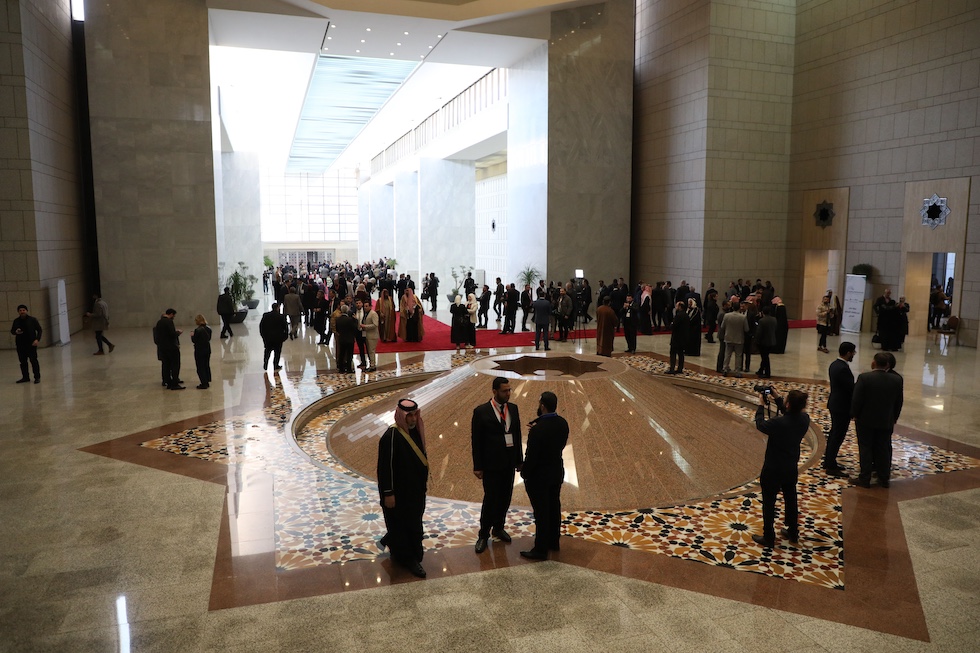 Partecipanti Conferenza per il dialogo nazionale a Damasco, il 25 febbraio 