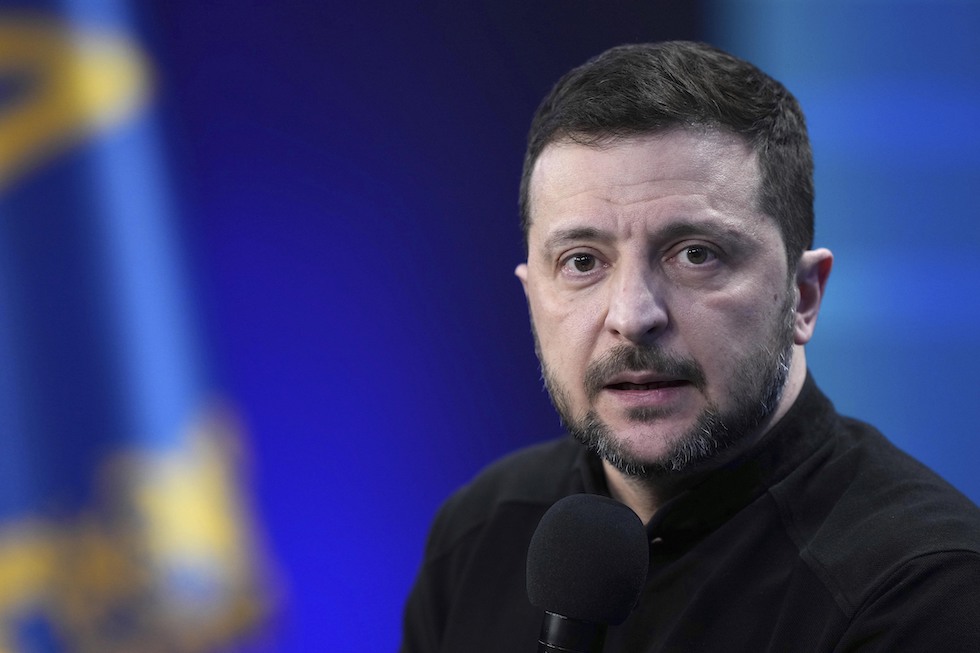 Volodymyr Zelensky il 23 febbraio 2025 
