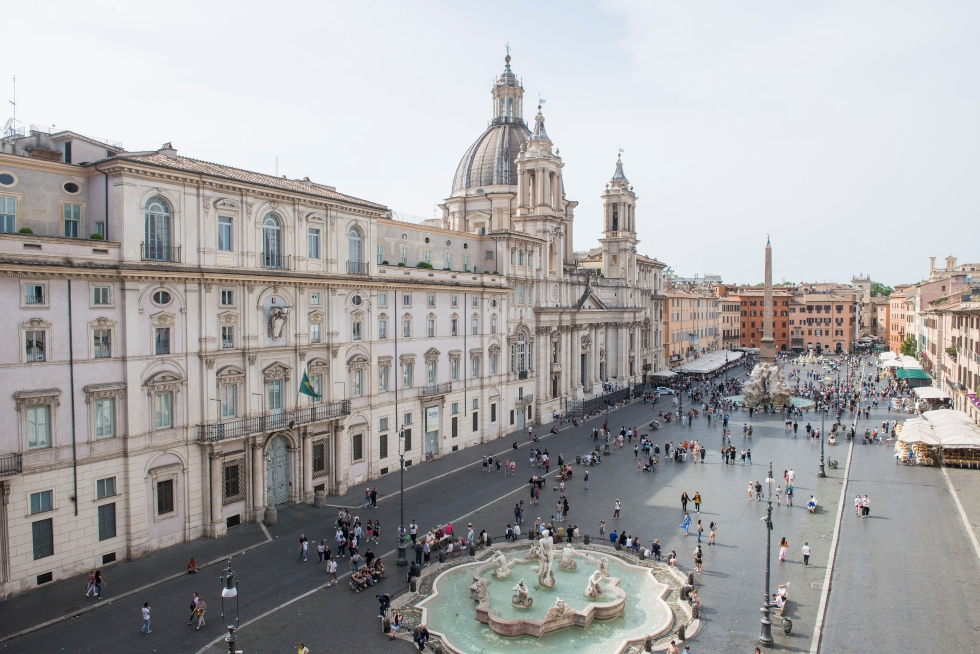 Piazza Navona il 22 maggio 2022, Roma (Foto LaPresse)
