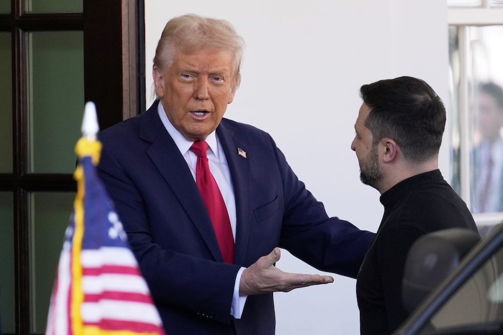 Donald Trump e Volodymyr Zelensky il 28 febbraio 2025 alla Casa Bianca