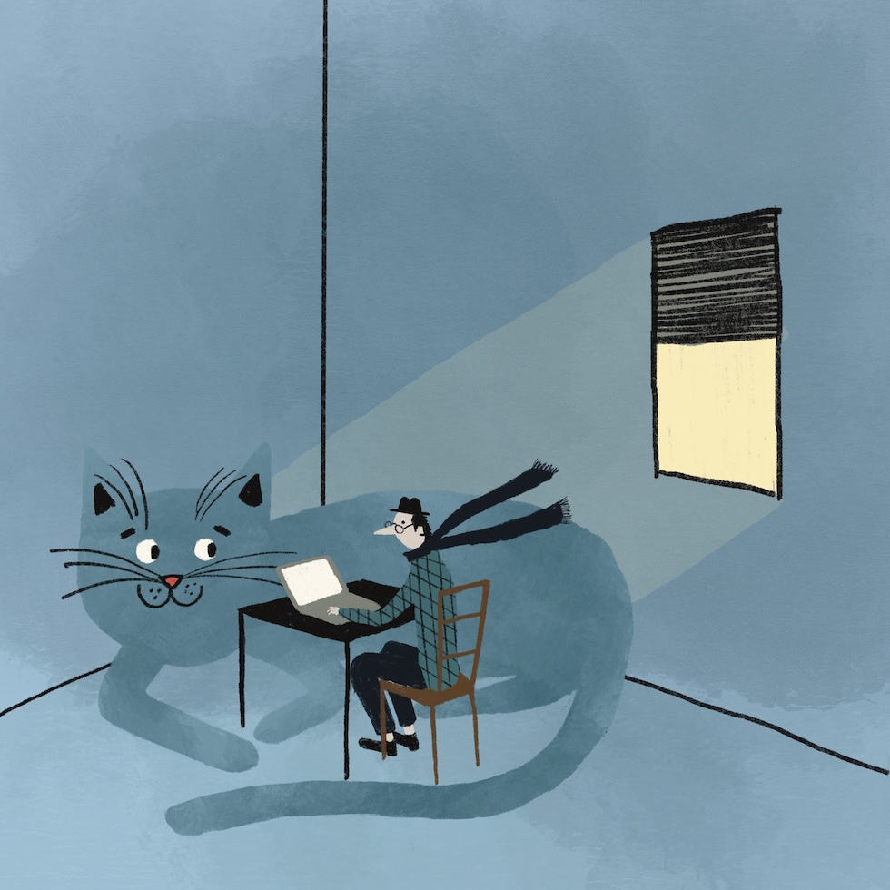 Un'illustrazione della messicana Angelina Montero in mostra in fiera