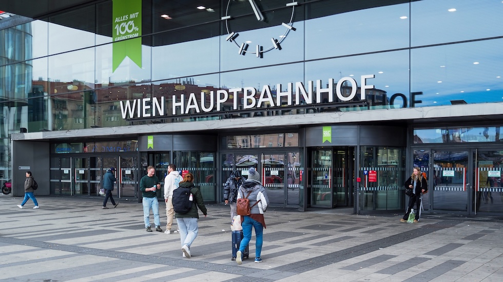 La stazione centrale di Vienna