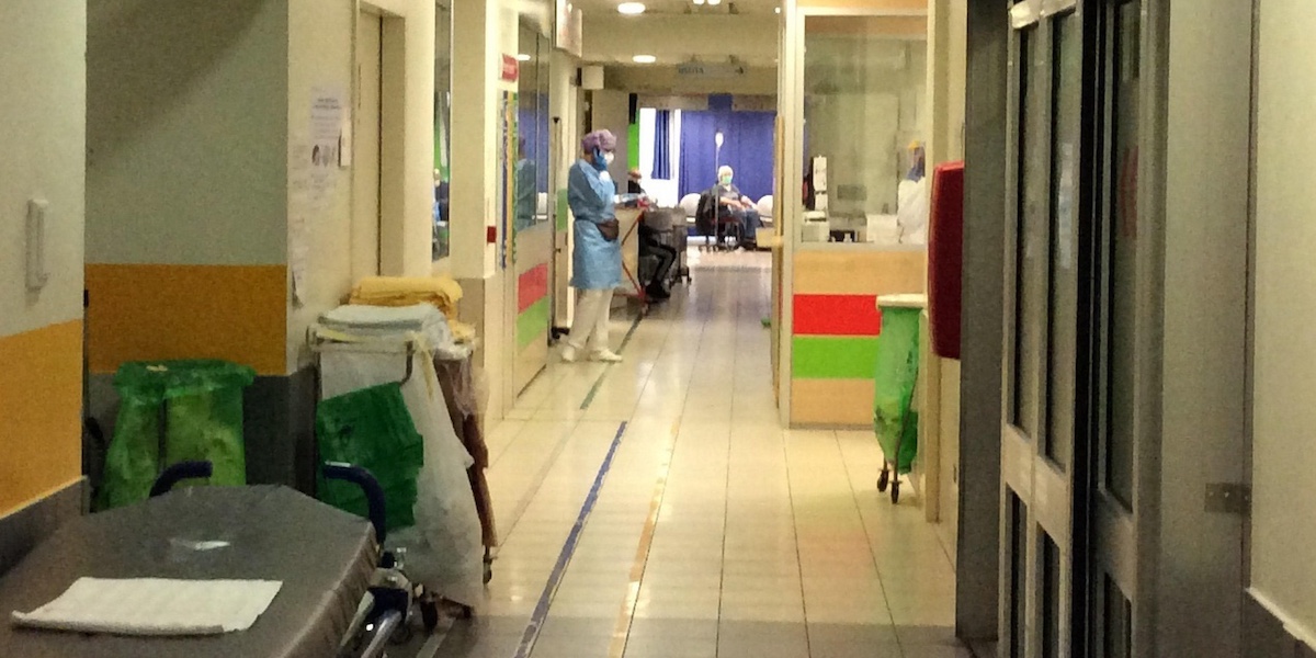 Un ospedale di Piacenza nel 2020, durante la pandemia di Covid-19 (ANSA/US AUSL PIACENZA)