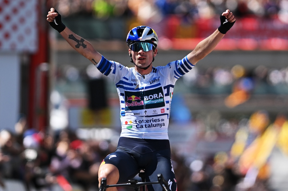 Il ciclista sloveno Primoz Roglic (Szymon Gruchalski/Getty Images)