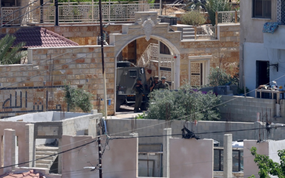 Soldati dell'esercito israeliano a Jenin, il 21 maggio