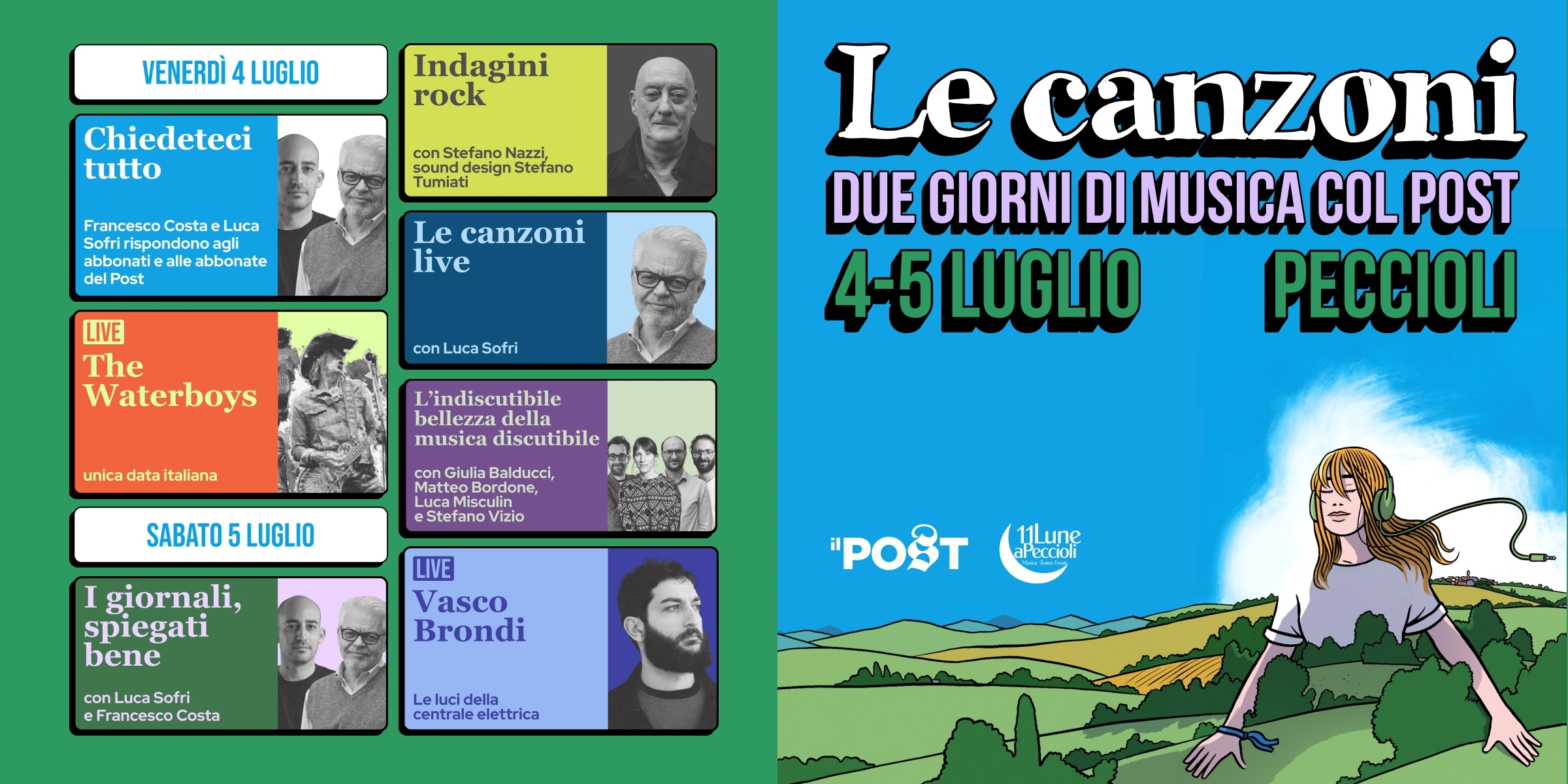 I biglietti per i concerti del Post