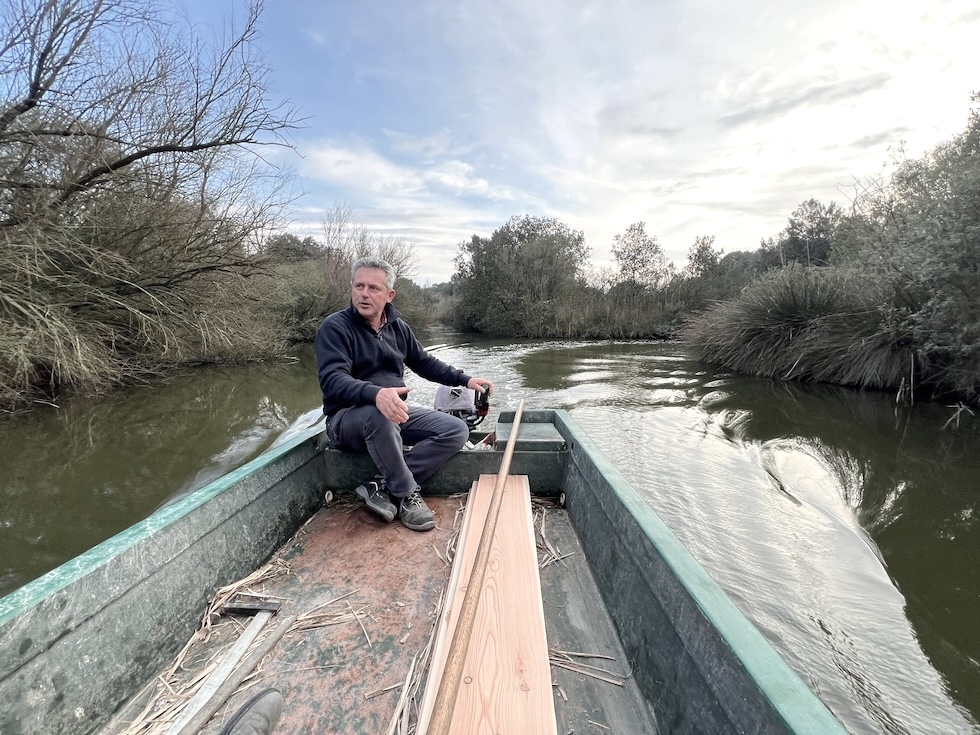 Luca Bellini nella sua valle