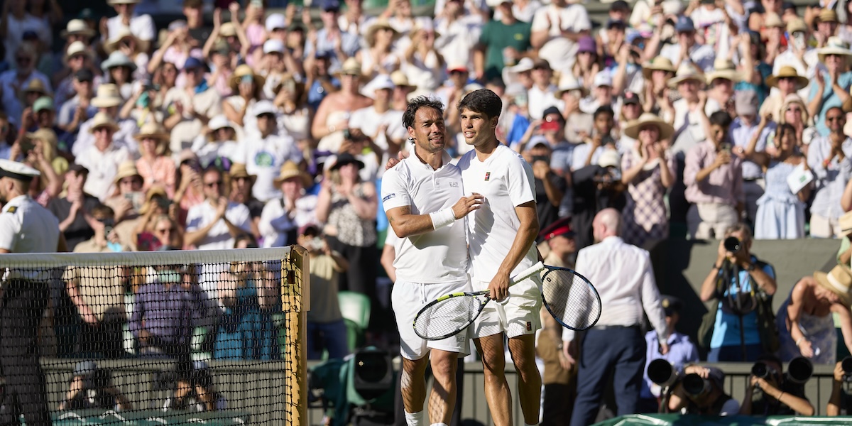 L’ultima partita di Fabio Fognini a Wimbledon è stata eccezionale