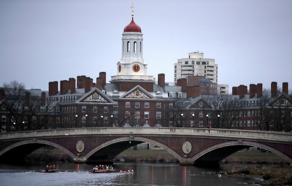 Il campus di HArvard in una foto del 2017