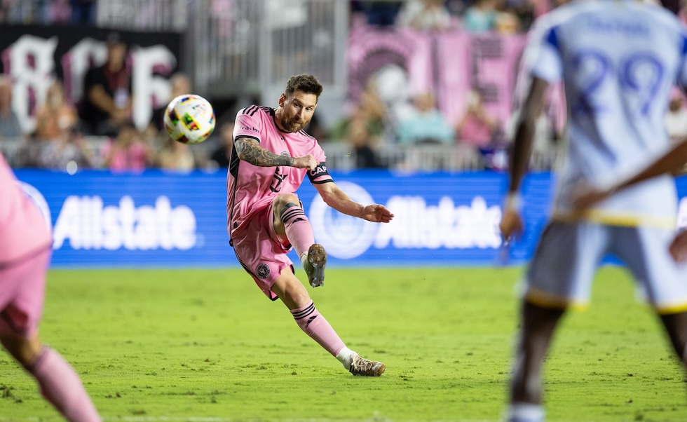 Il calciatore argentino dell'Inter Miami Lionel Messi, 25 ottobre 2024 (Simon Bruty/Anychance/Getty Images)