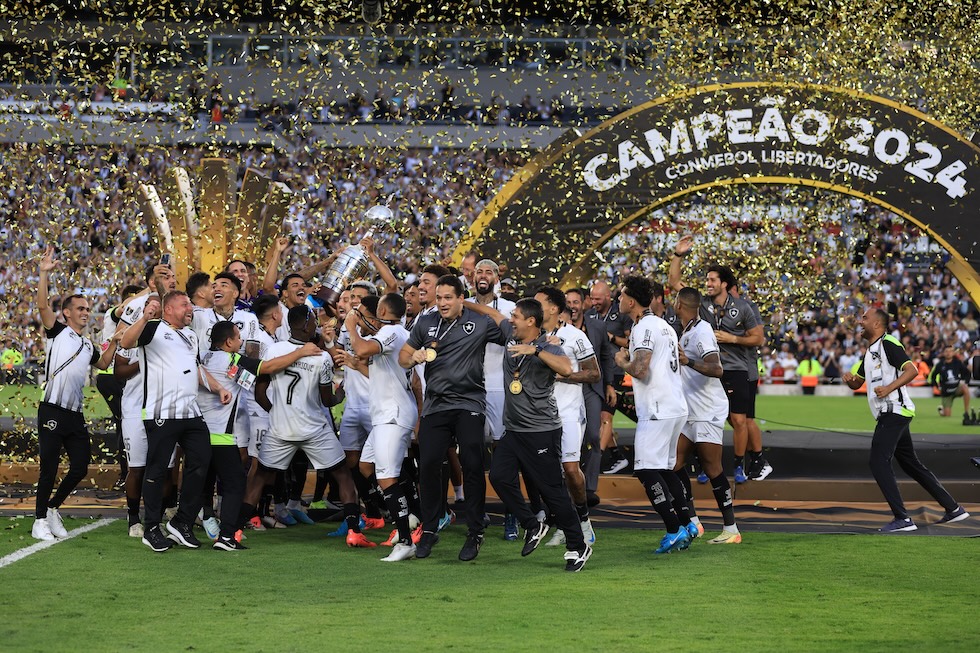 Il Botafogo si è qualificato alla Coppa del Mondo per club 2025 per aver vinto la Copa Libertadores nel 2024, 30 novembre 2024 (Buda Mendes/Getty Images)