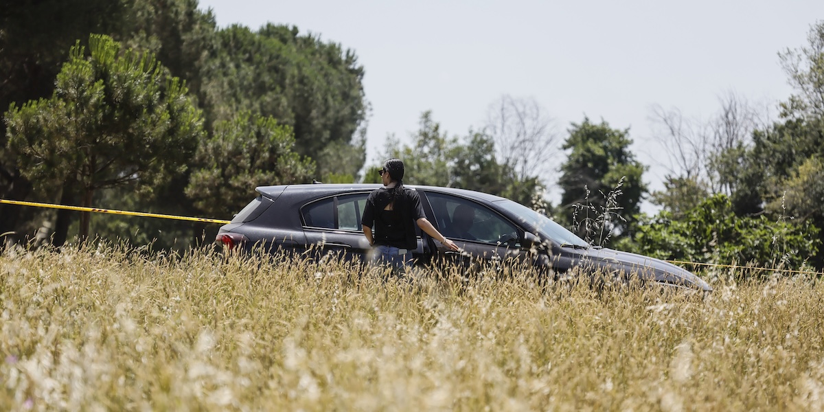 Il sopralluogo delle forze dell'ordine a Villa Pamphili, 8 giugno 2025 (Cecilia Fabiano/LaPresse)