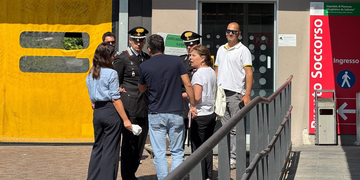 All’ospedale di Piacenza è stato trovato un feto morto in un cestino