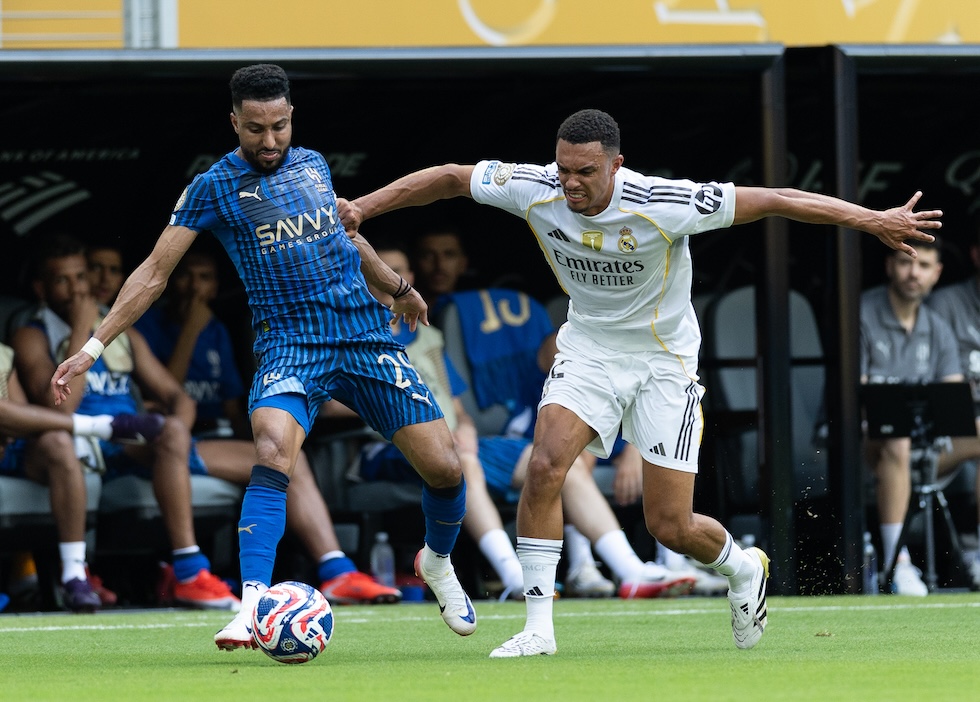 Un momento della partita tra Real Madrid e Al Hilal al Mondiale per club, 18 giugno 2025 (Simon Bruty/Anychance/Getty Images)