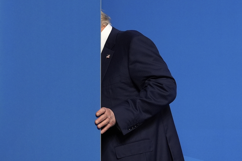 Donald Trump alla riunione NATO dell'Aia, 25 giugno 2025