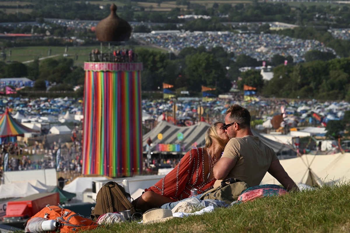 Le foto dal festival di Glastonbury