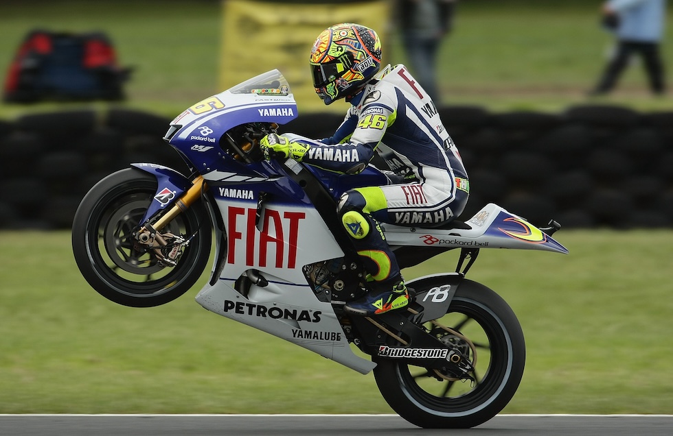 Valentino Rossi nel 2009 (Robert Cianflone/Getty Images)