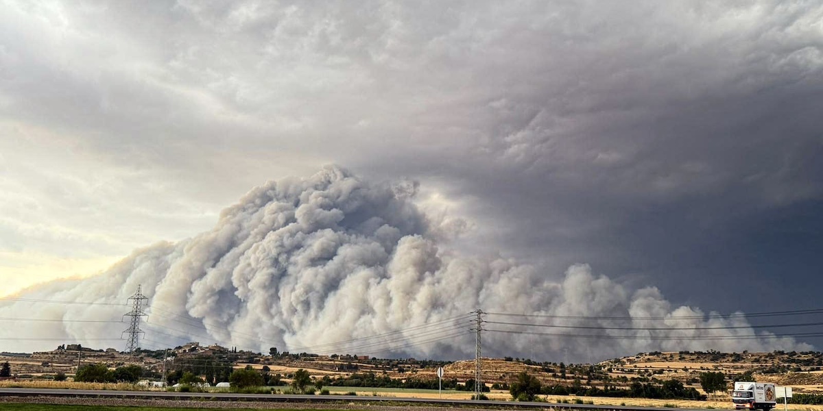 In Catalogna c’è stato un grande incendio di vegetazione, in cui sono morti due uomini