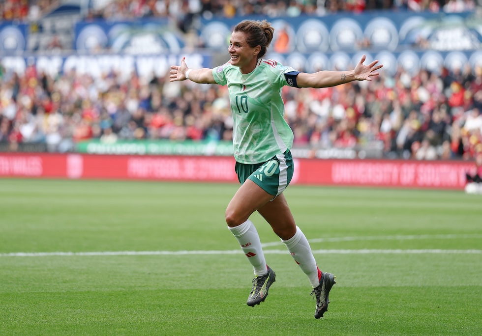 La calciatrice della Nazionale italiana Cristiana Girelli, 3 giugno 2025 (Dan Istitene/Getty Images)