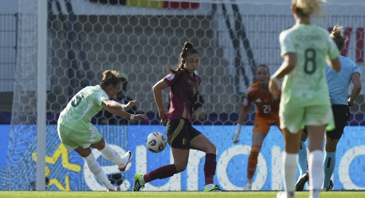 L’Italia ha vinto 1-0 contro il Belgio la sua prima partita agli Europei femminili di calcio