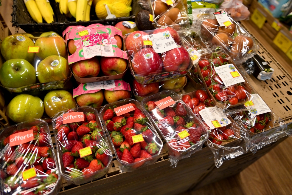 Della verdura confezionata al supermercato (Stefano Guidi, Getty Images)