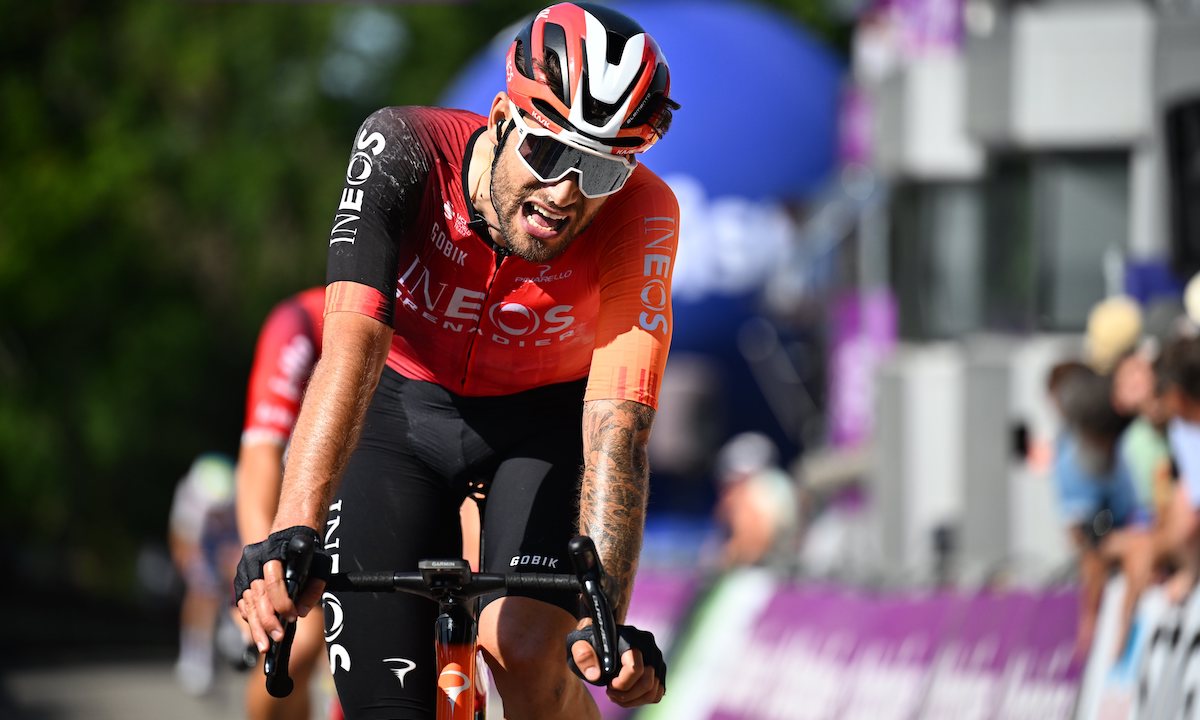 Il ciclista italiano Filippo Ganna si è ritirato dal Tour de France, dopo una caduta