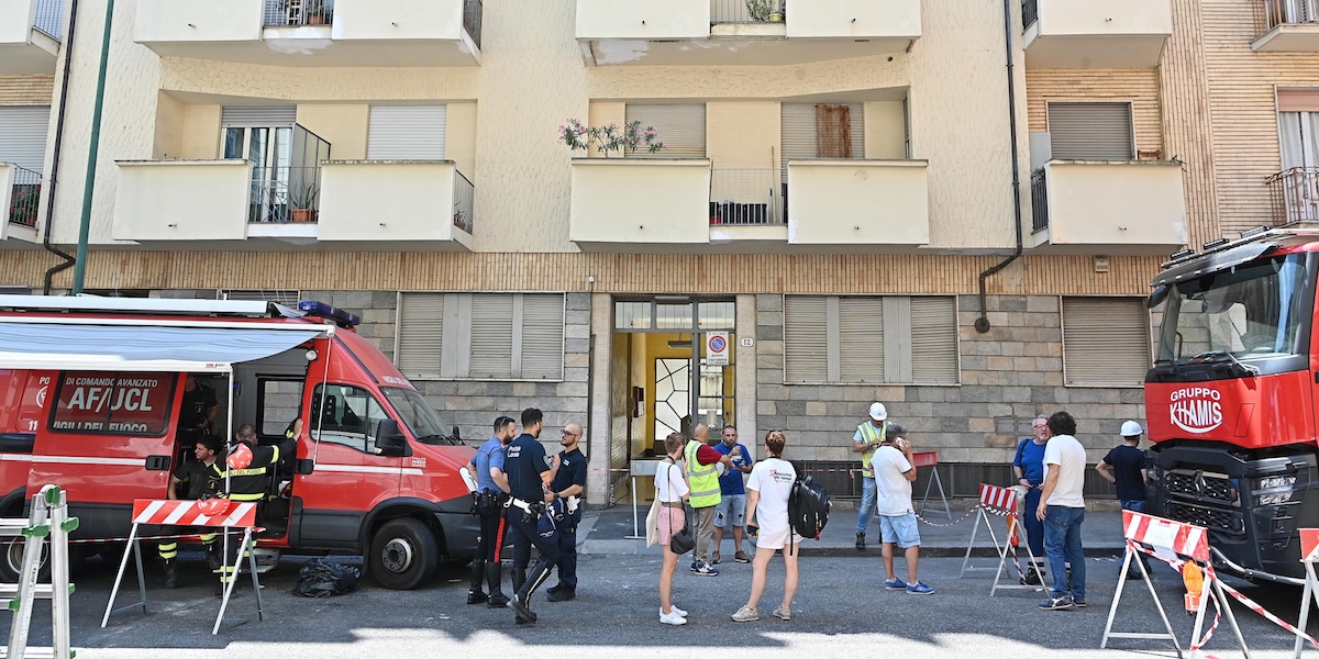 Secondo la polizia, l’esplosione nella palazzina di Torino di pochi giorni fa era dolosa: il presunto responsabile è stato fermato