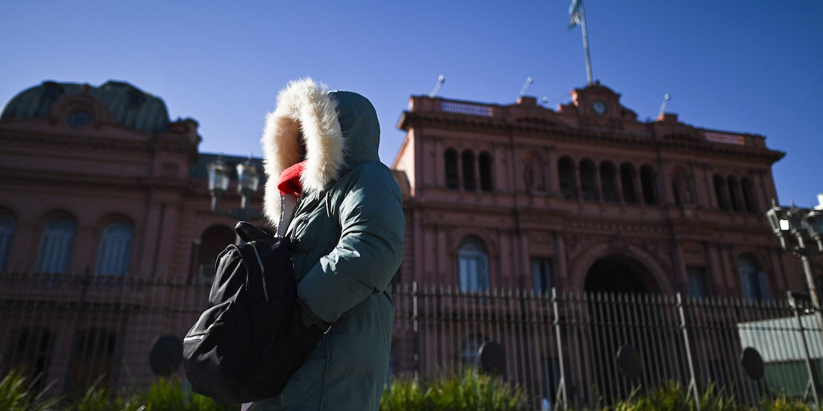 Intanto nel sud del Sudamerica ha fatto più freddo del solito