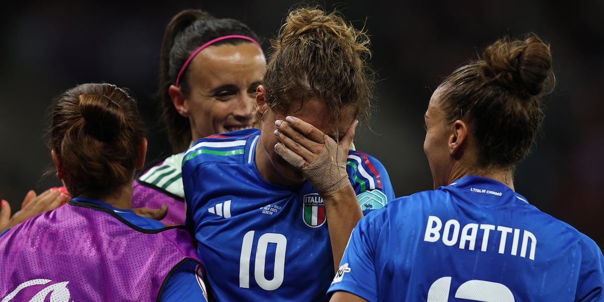 L’Italia ha pareggiato 1-1 col Portogallo nella seconda partita degli Europei femminili di calcio