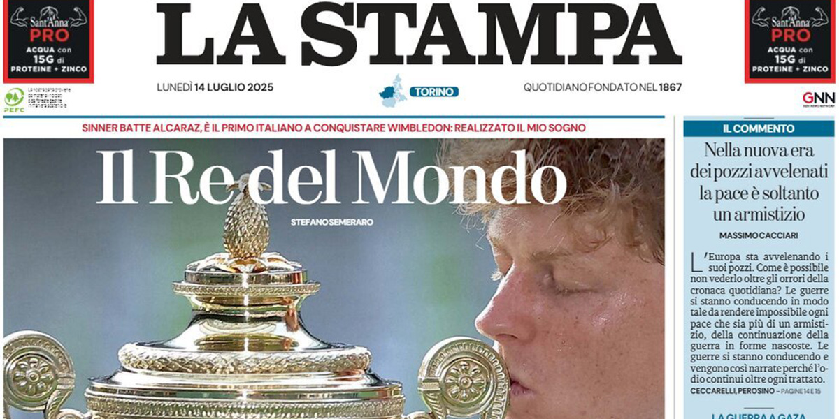 Le prime pagine di oggi