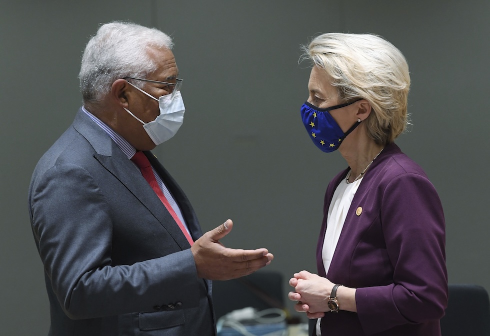 Ursula von der Leyen insieme ad Antonio Costa
