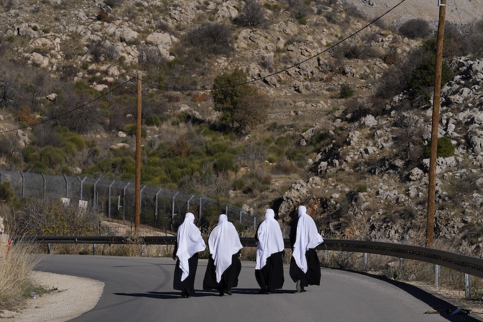 Donne druse nelle alture del Golan, dicembre 2024