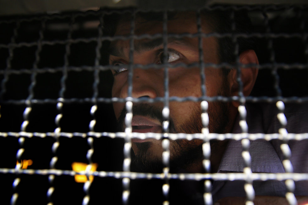 Uno degli accusati dell'attacco durante una fase del processo nel 2015