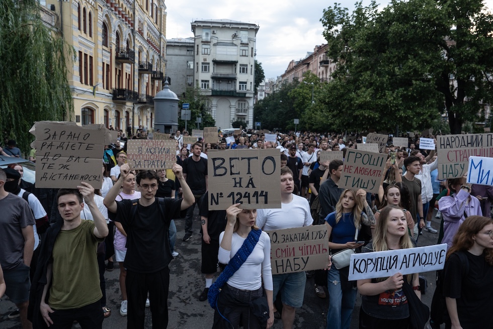 La protesta a Kiev, il 22 giugno