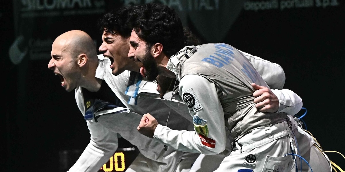 L’Italia ha vinto l’oro nel fioretto maschile a squadre ai Mondiali di scherma