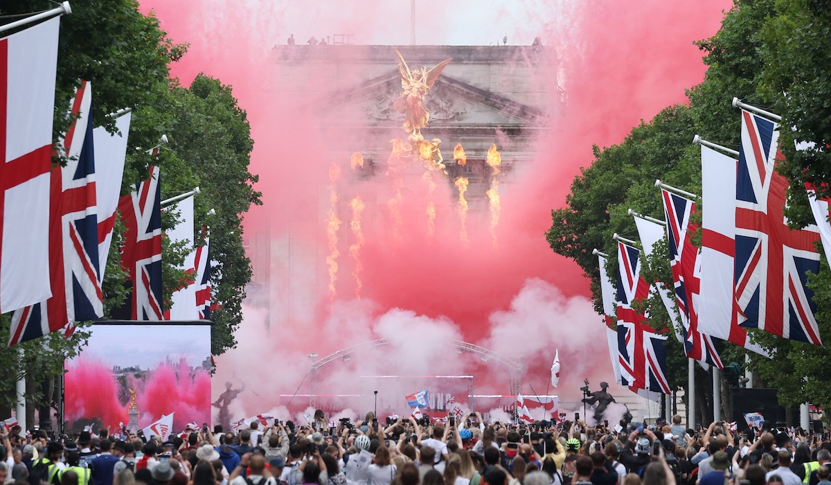Le foto della parata per la vittoria dell’Inghilterra agli Europei femminili di calcio