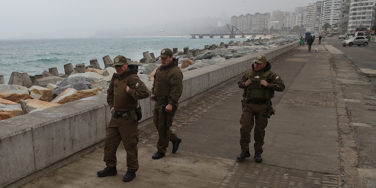 Gli tsunami stanno arrivando in Sudamerica, senza fare danni