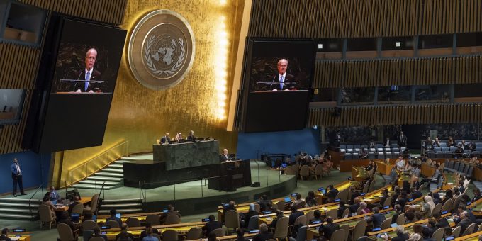 Una dichiarazione sulla Palestina con molte prime volte