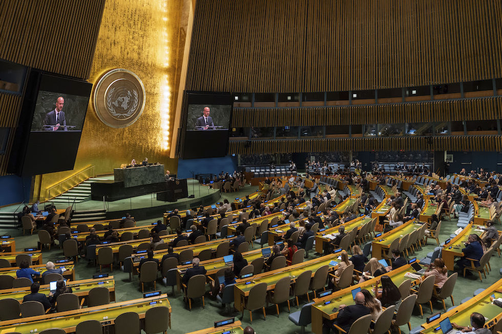 La conferenza internazionale sulla Palestina organizzata all'ONU da Francia a Arabia Saudita, 28 luglio 2025