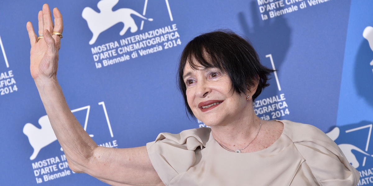 Adriana Asti al Festival del cinema di Venezia, nel 2014 (Gian Mattia D'Alberto/LaPresse)