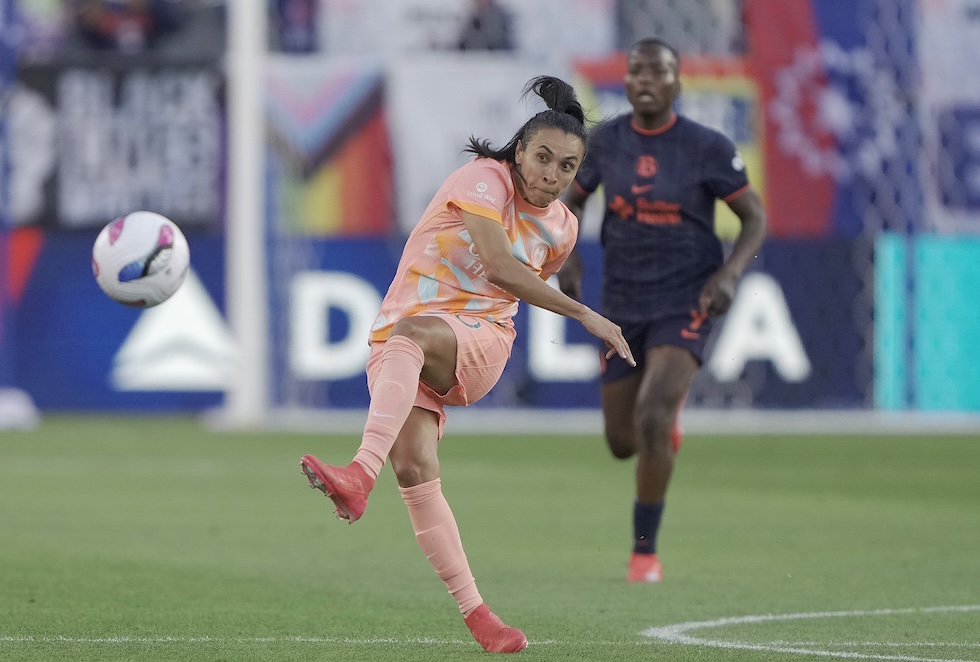 Marta con gli Orlando Pride, 13 giugno 2025 (Thearon Henderson/NWSL via Getty Images)
