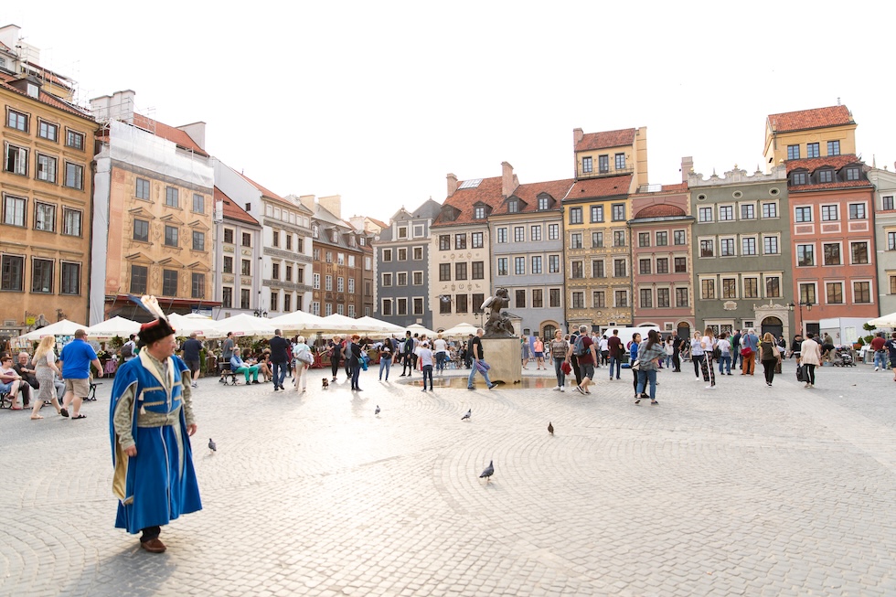 La città vecchia di Varsavia, in una foto del giugno del 2018